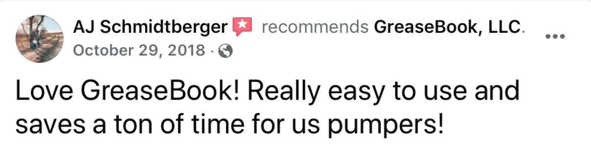 Pumper and operator feedback